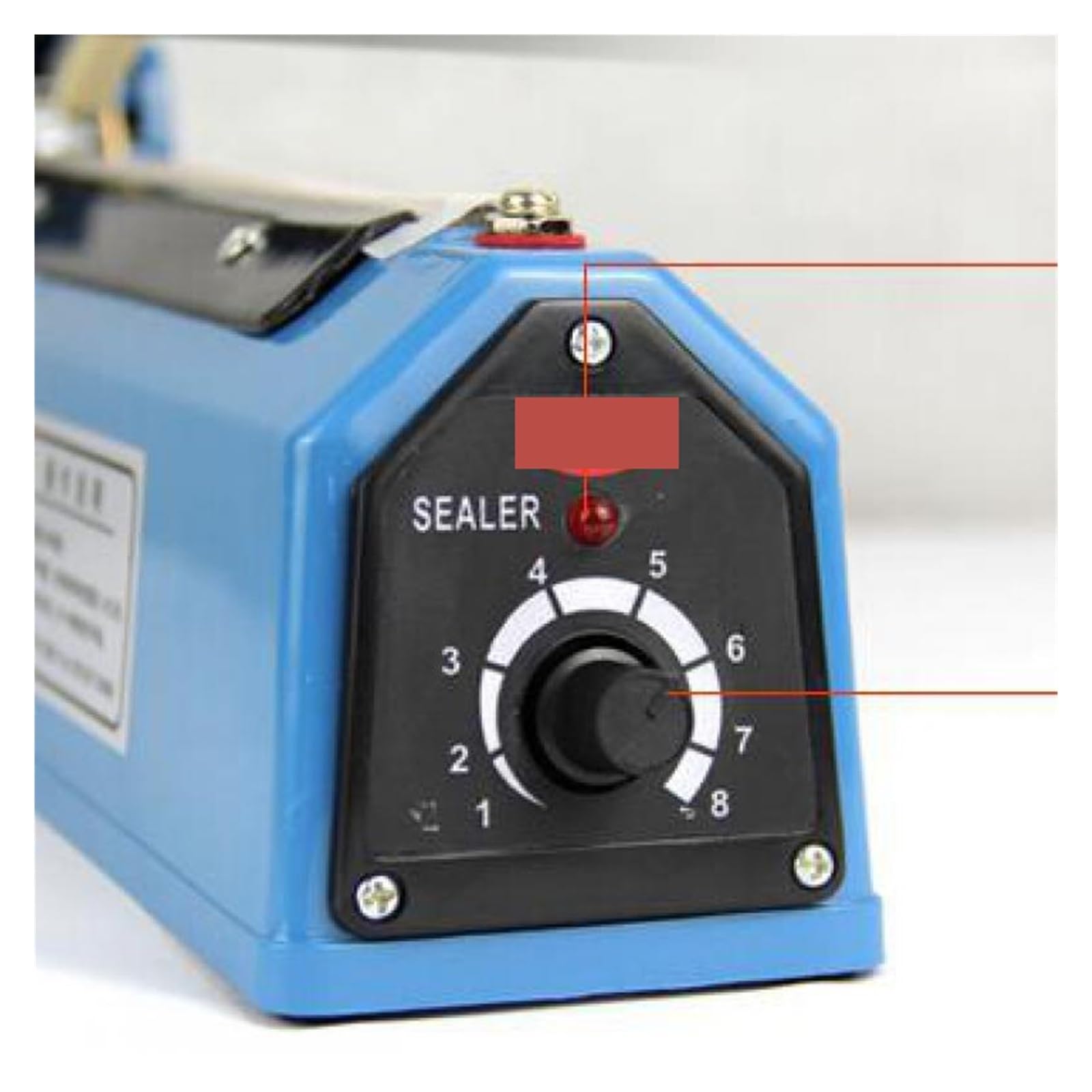 Scelleuse À Impulsion Manuelle 400 Mm pour Sachets en Aluminium Et Plastique, Appareil De Thermo-Emballage Électrique Sf-400, Scellage Propre Et Net.
