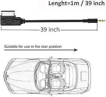 Amazon.com: CHELINK Music Interface AMI MMI AUX 3.5mm Jack Aux-in