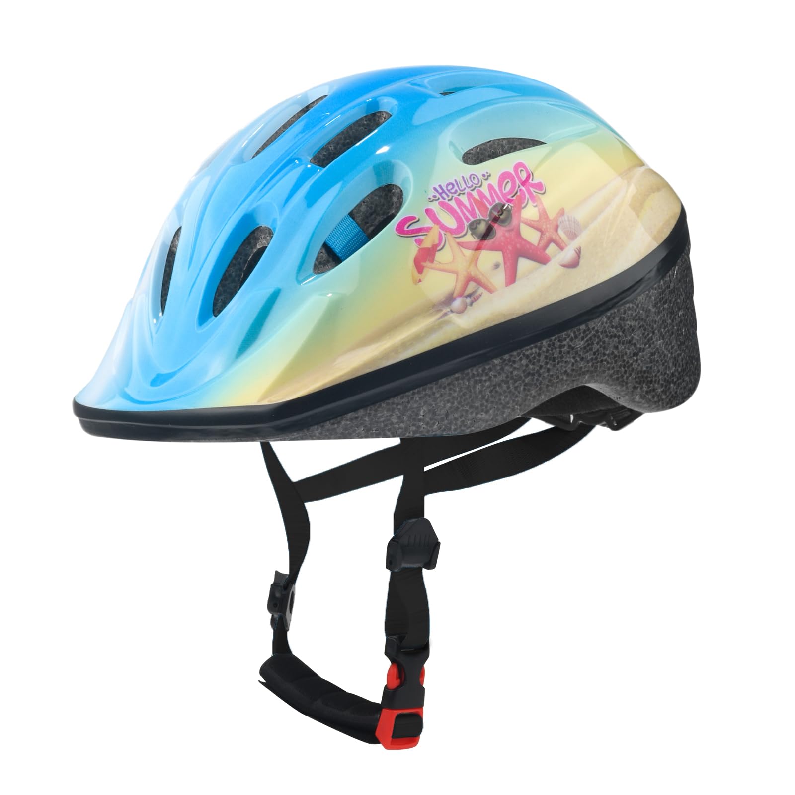 EXCLUSKY Toddler Bike Helmet, Kids Bike Helmet Adjustable Cycling Safety Child Helmet Unicorn for Kids Skating Cycling Scooter, Little Girls Bike Helmet Ages 3 4 5 6 7 8