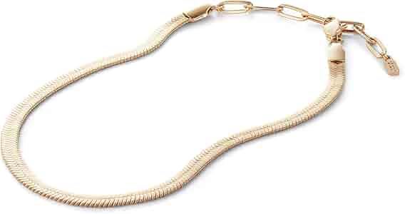 Amazon.com: JENNY BIRD Zeina Anklet | High Polish Gold