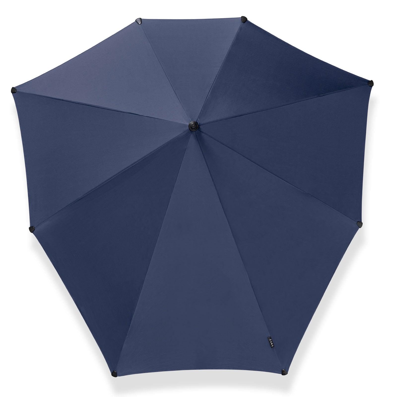 Senz XXL Stick Storm Umbrella Pure Black, 107 cm, Schwarz