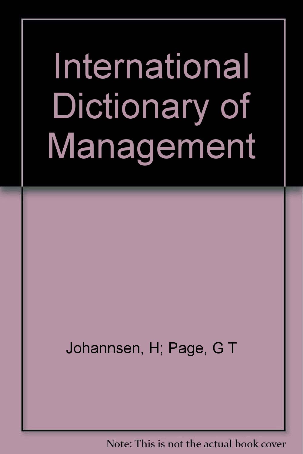 Dictionary Of Management Pdf Dictionary Of Management Pdf