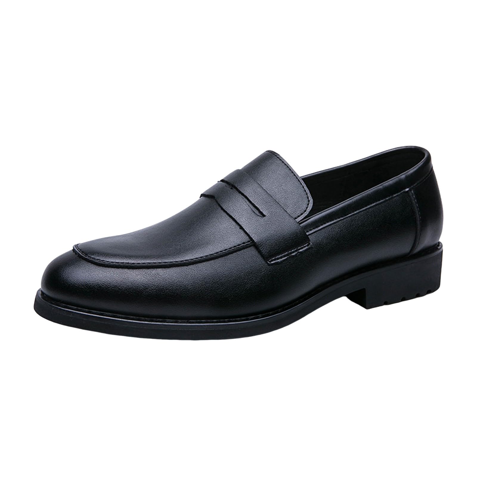 Mocasines Business Casual con diseño de Borla, Punta Cuadrada, Zapatos cómodos para Conducir, Ideales para pies Extra Anchos.