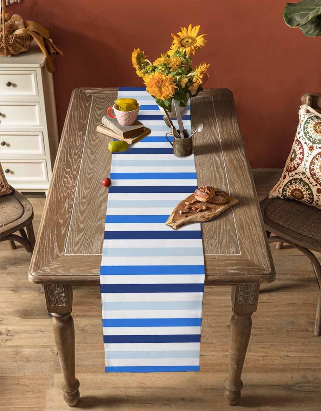blue and white striped dresser Levtex Home Cabana Stripe Blue Euro Sham Set of 2 Unquilted