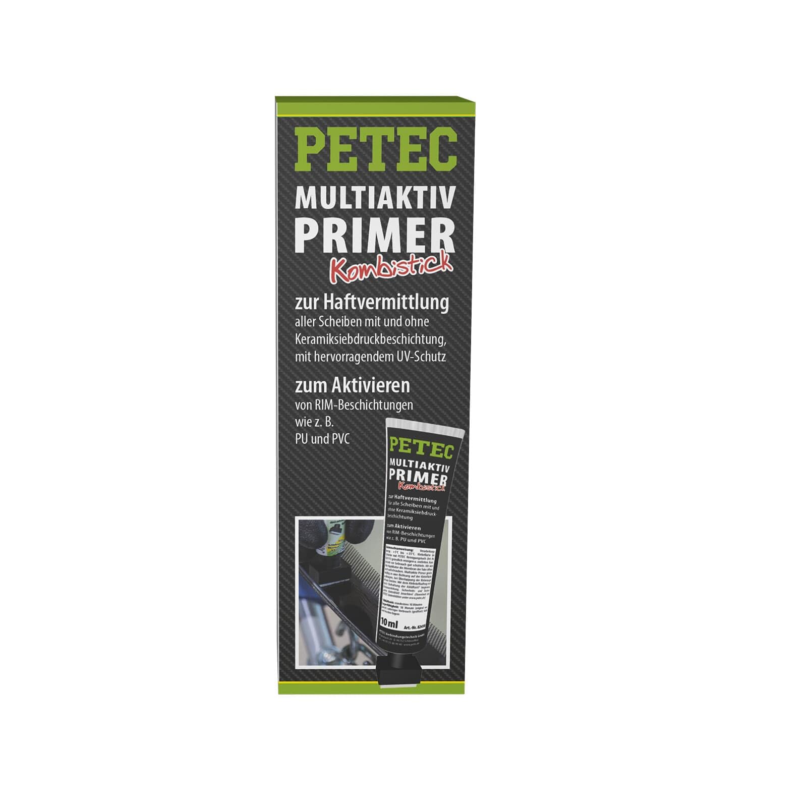 BandelOne enthält 6x 10ml PETEC Multiakitv Primer Kombistick Folien-Scheibenkleber Haftvermittler