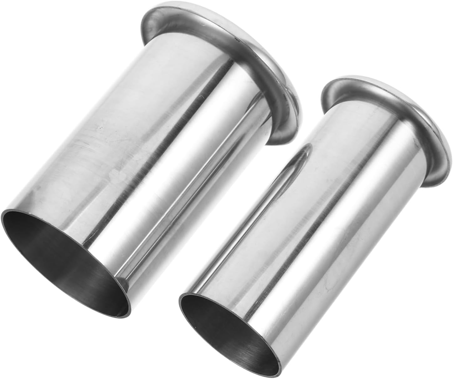 VALICLUD Stainless Steel Hair Dryer Holder Set 2 Pieces with Heat Resistant Blow Dryer Rings for Bathroom Vanity Storage and Salon Styling Tool Organizer