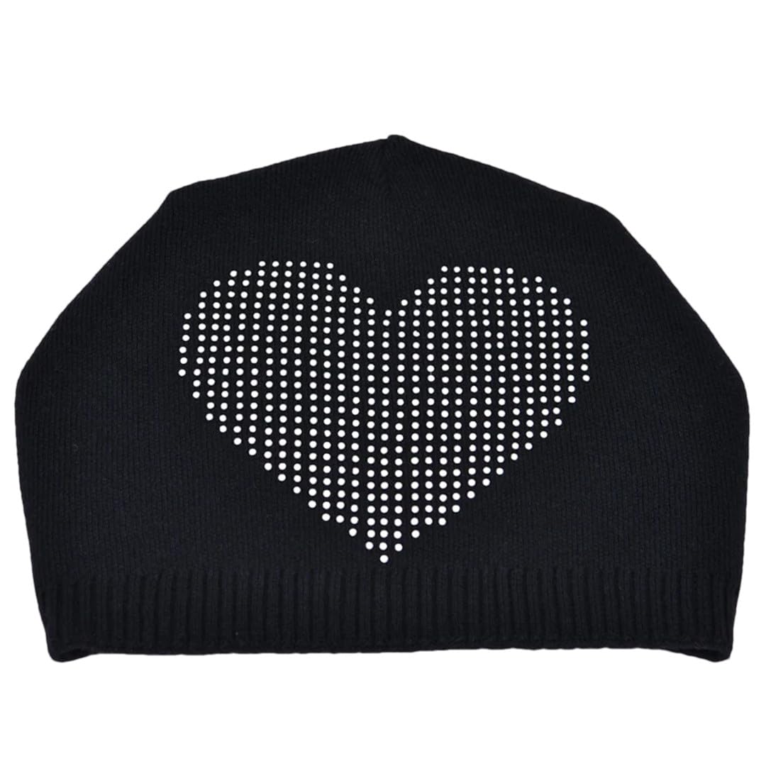 Wvapzxx Gorro De Bola De Piel, Sombreros De Invierno Para Mujer Y Niña, Gorros Tejidos Con Pompón De Piel De Diamantes De Imitación, Gorro De Piel Gruesa