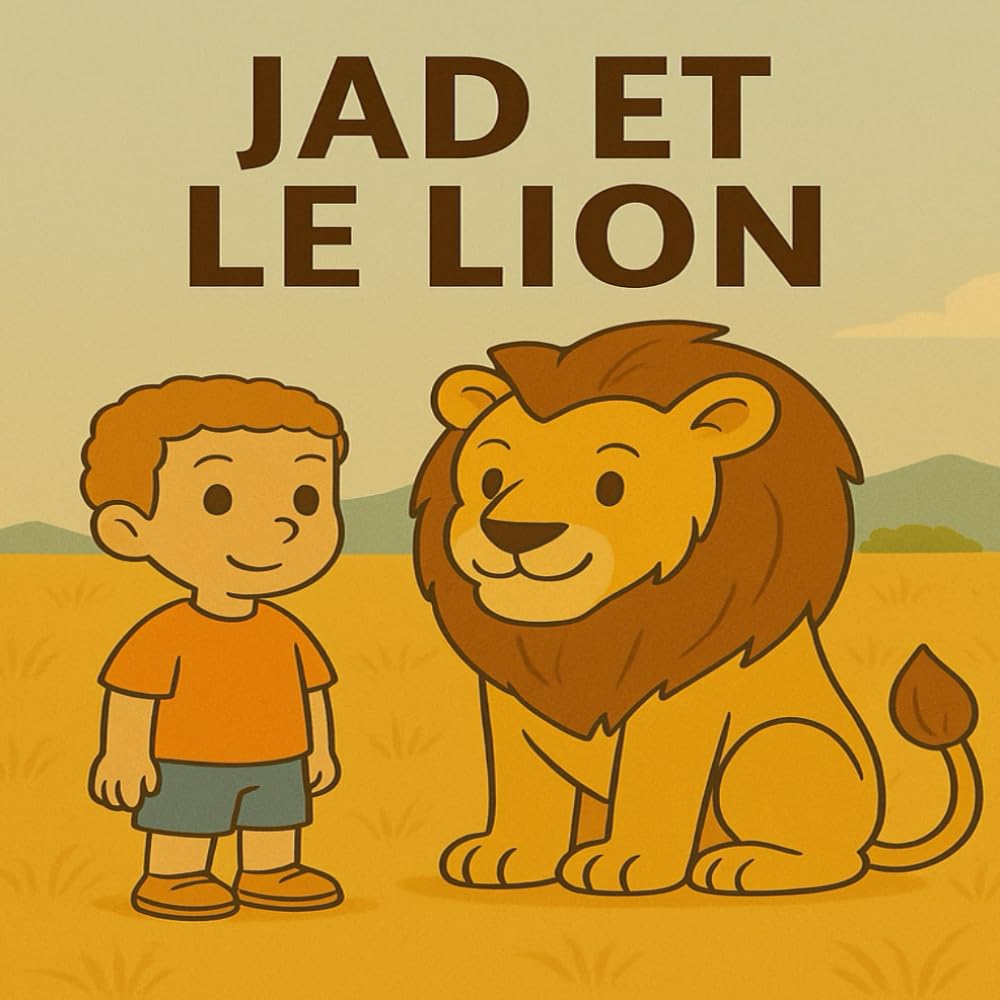 Jad et le lion: dans la savane
