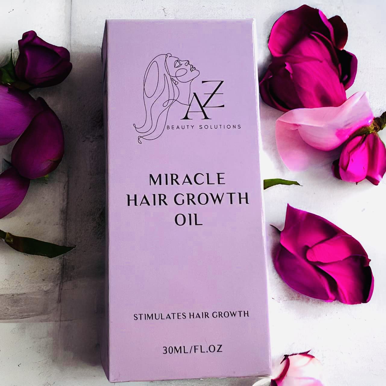 Miracle Hair growth oil with Biotin, coconut oil and Vitamin E for hair strengthening and growth