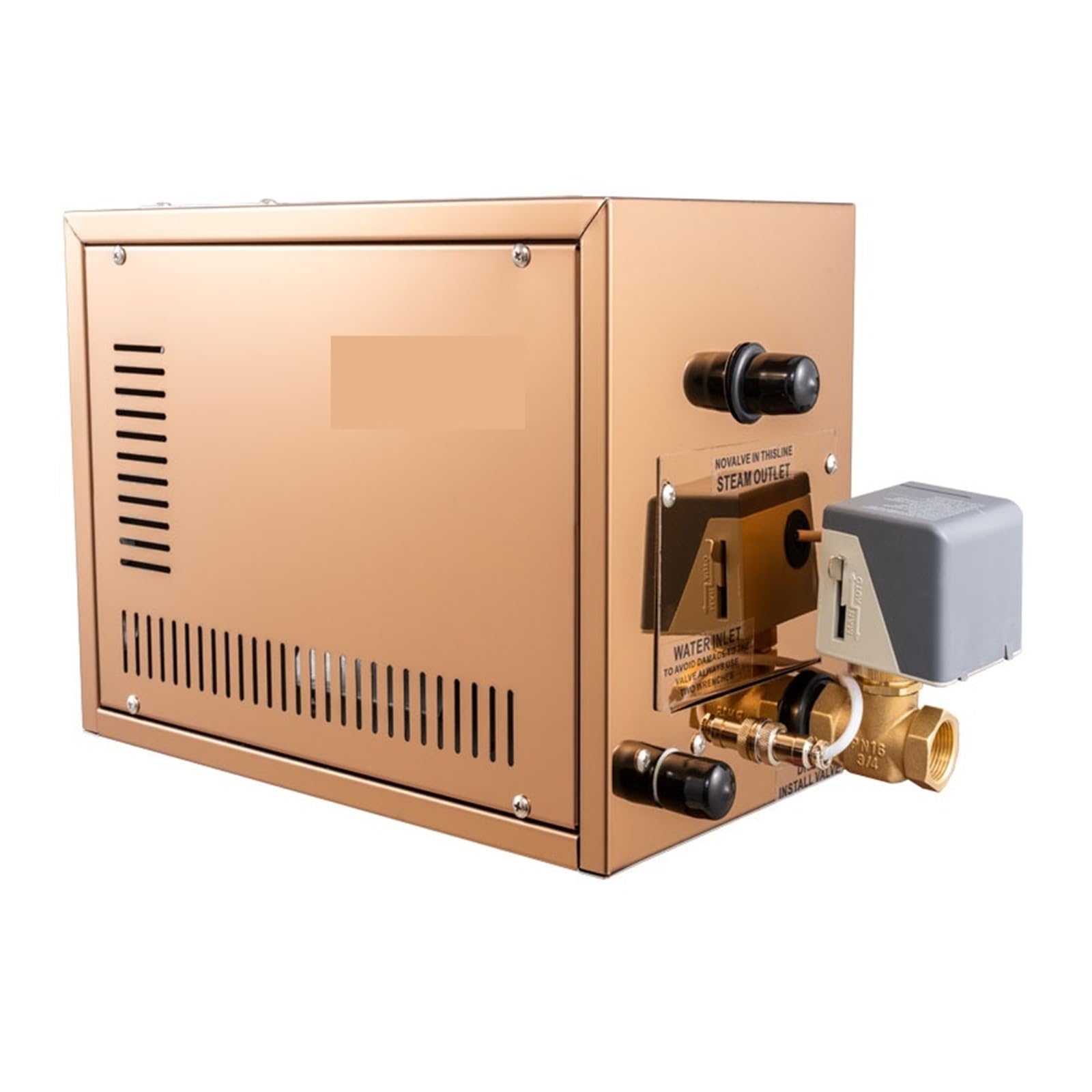 Generatore di Vapore per Sauna, 4,5 kW, Doccia a Vapore elettrica, per Sauna, Bagno Turco, Attrezzatura in Acciaio Inox, decalcificazione Automatica per Doccia in casa