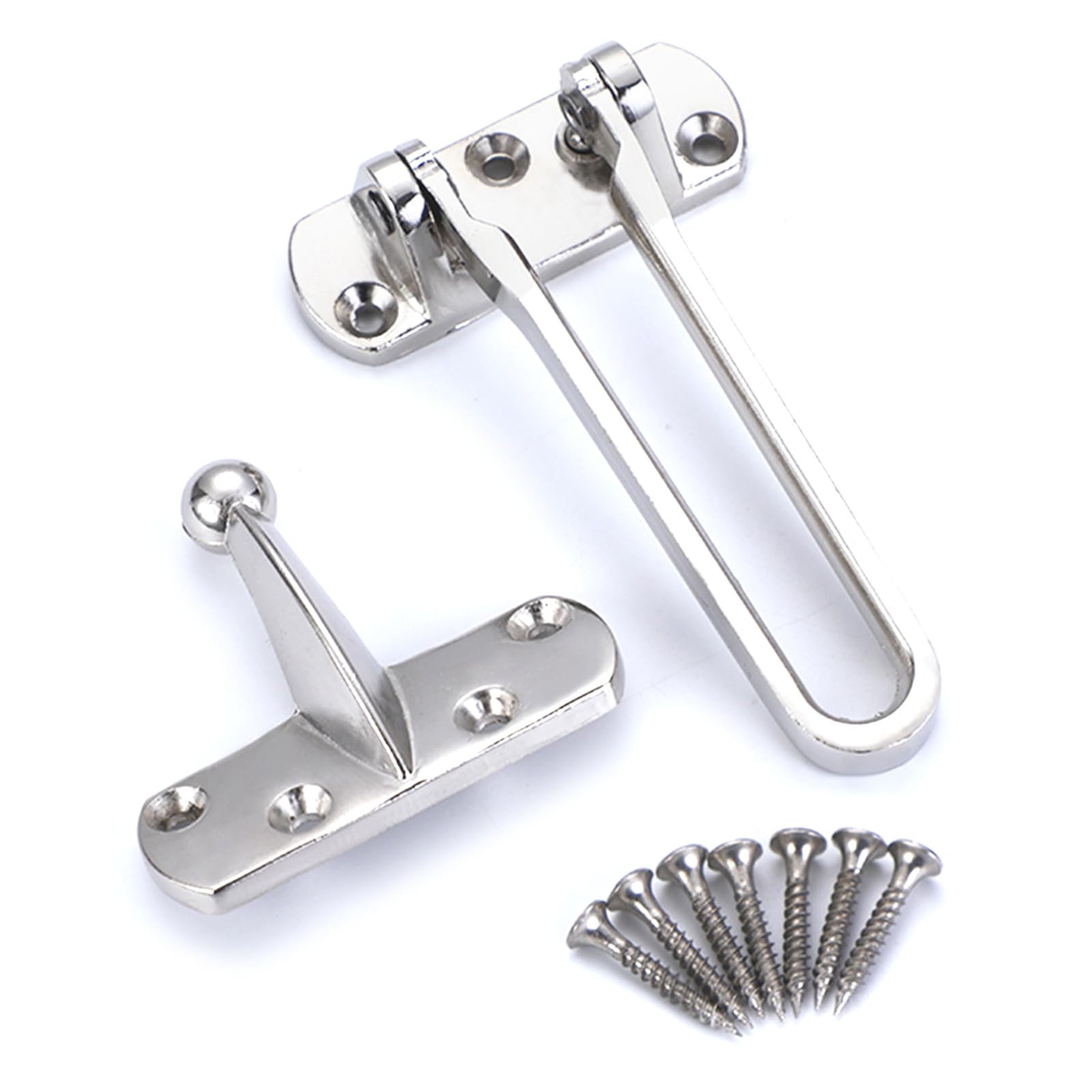 Home Security Door Replacement Door Reinforcement Swing Rod Antitheft Guard for Front & Inside Hotel Reinforcement Latches