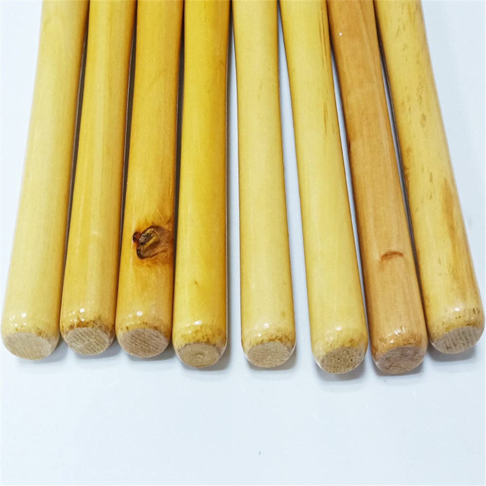 Set di 8 pezzi Set di scalpelli per tornio Mandrino obliquo in acciaio ad alta velocità Sgorbia a punta tonda Utensili per tornitura in legno con lama HSS Manici in legno duro, come mostrato