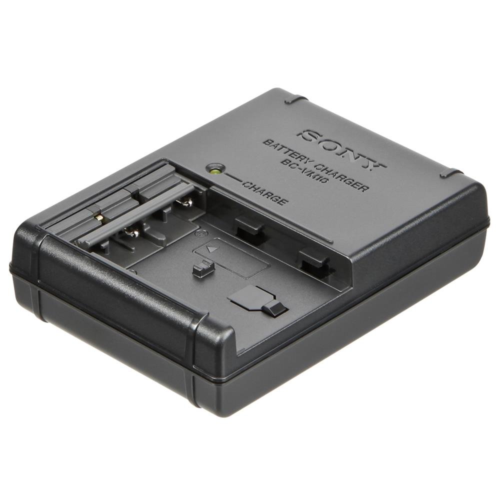 Sony BCVM10 - Cargador para baterías InfoLITHIUM M (100-240 V, 5 W, 8.4V/0.3A), Negro
