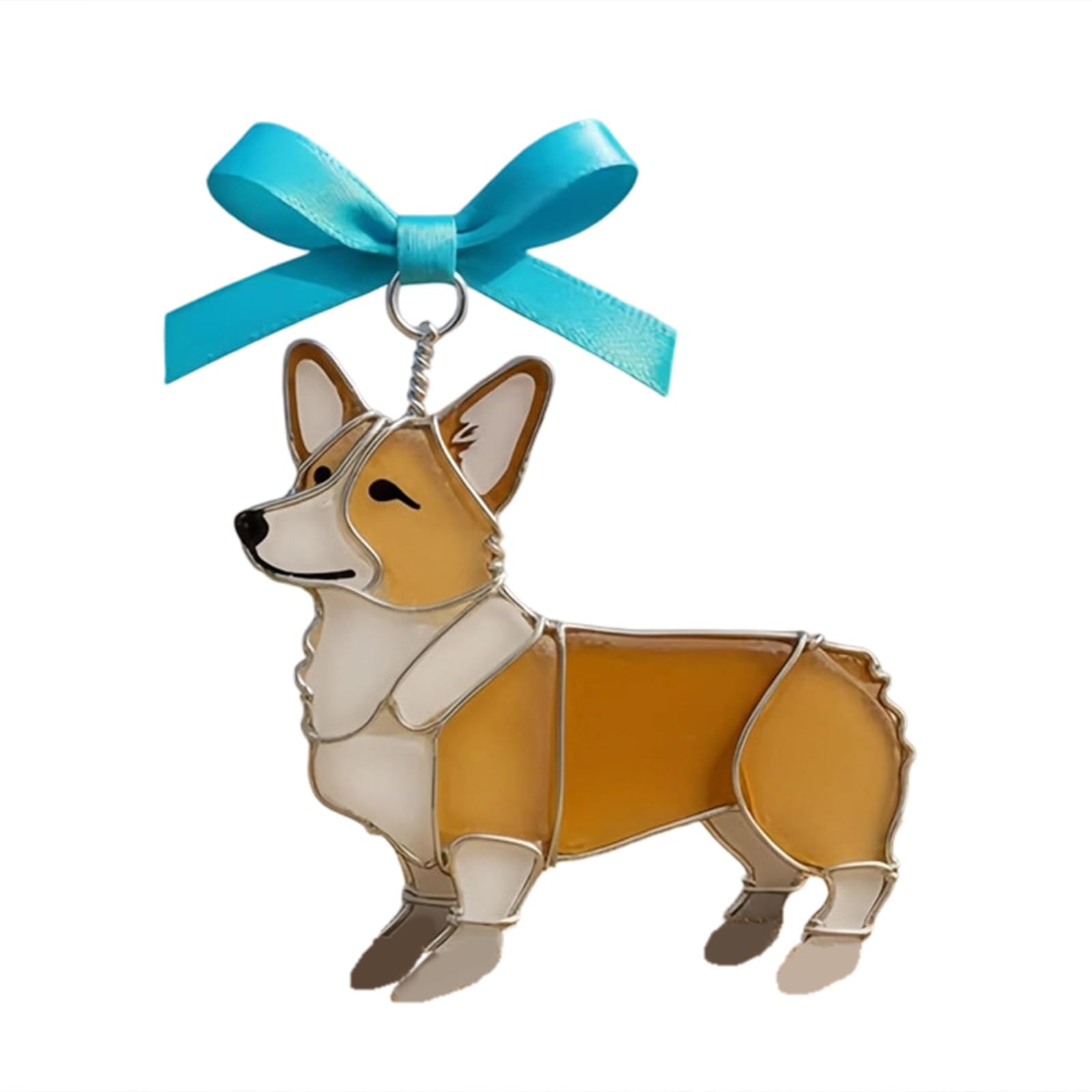 NEWFT Exquisite Acrylic Dog Themed Decoration Enhancing Window Displays with Window Ornament