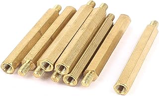 New Lon0167 9pcs M3x40mm + 6mm macho para fêmea de latão hexágono distanciador espaçador espaçador para placa-mãe PCB(9 stücke M3x40mm + 6mm Männlich zu Weiblich Messing Hexagon Standoff Stand-o