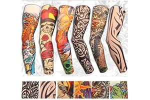 YARIEW 6Pcs Tattoo Sleeves for Men and Women - The Ultimate Arm...