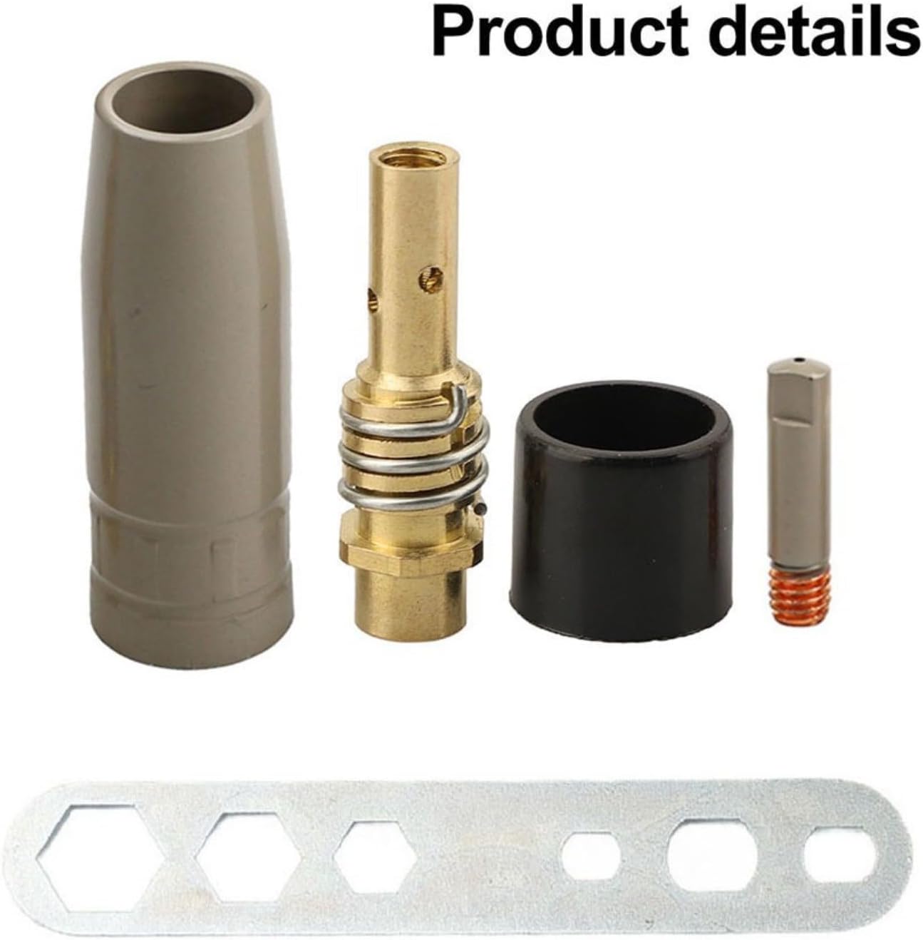 13Pcs Mig Welding Nozzle And Tip Set For 15Ak Torch Copper 0.8Mm Tips With Coating For Airless Gas Protection Slag Resistant Accessories For Cnc Metalworking