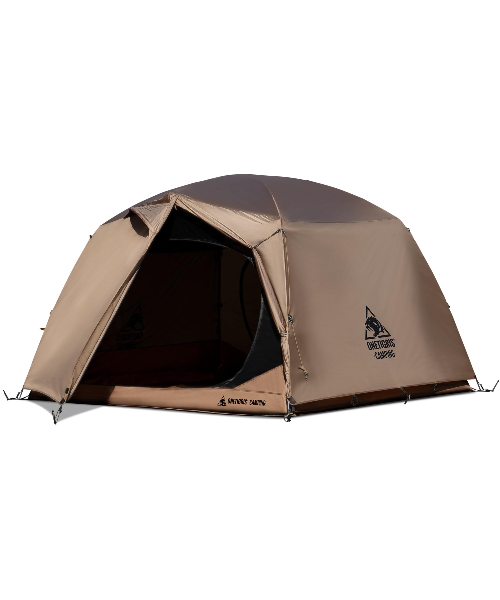 OneTigris JOVIAN 4 personas tienda de campaña impermeable cúpula para camping | Tienda de campaña familiar con columna de agua de 2000 mm, para actividades al aire libre y excursiones familiares
