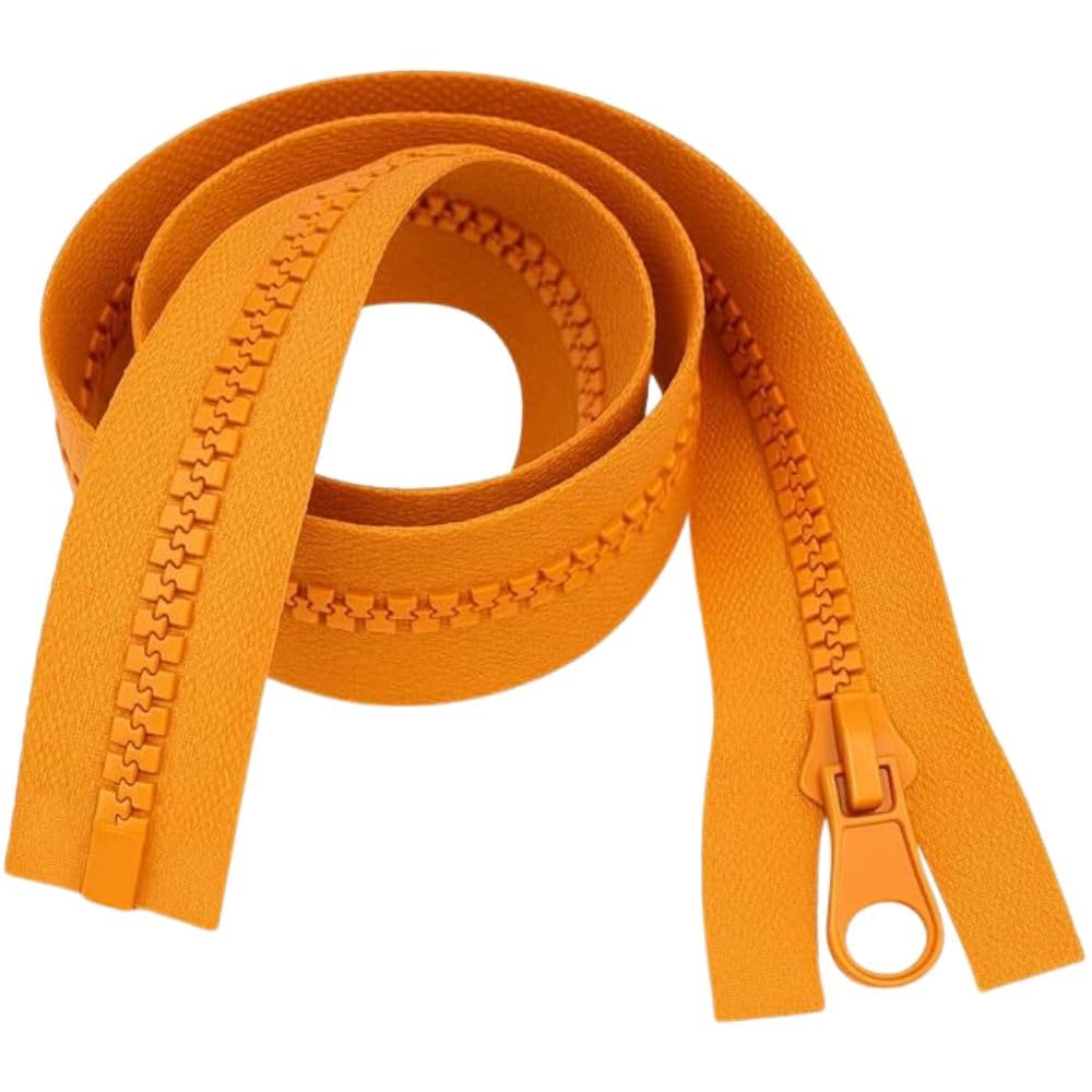 28" (71cm) Gold Chunky Zip - Heavy-Duty Open-Ended Separating