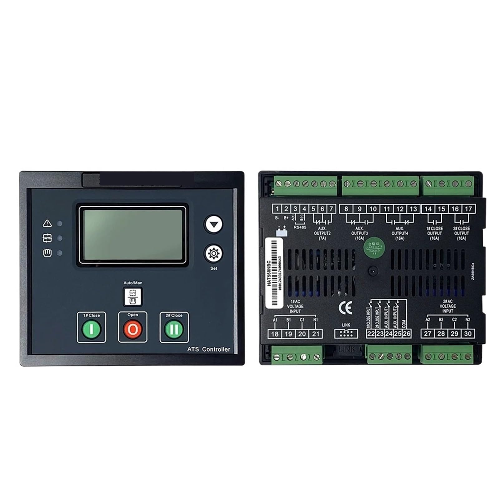 Jdilfunu Hat560nbc Ats Controller Dual Power Switching Control Module For Generator - Electronic Components 1Pcs
