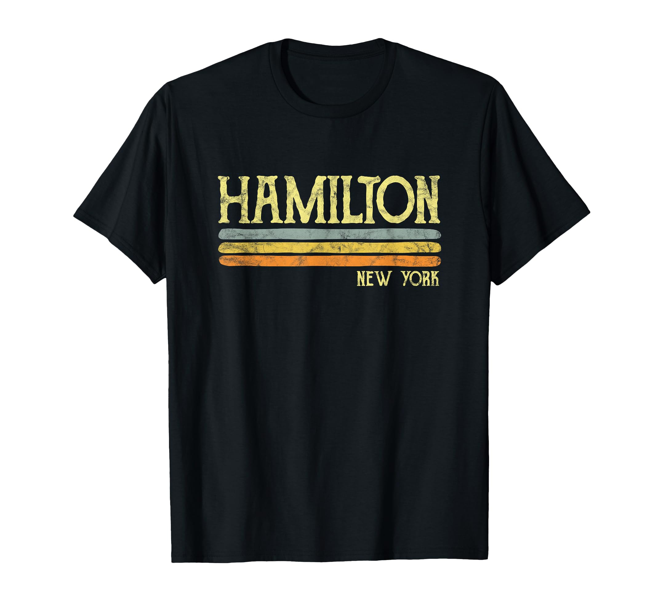 Vintage Hamilton New York NYC Gift Love Souvenir Merchandise T-Shirt