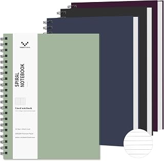 YINUOYOUJIA Lined Notebook 4 Pack