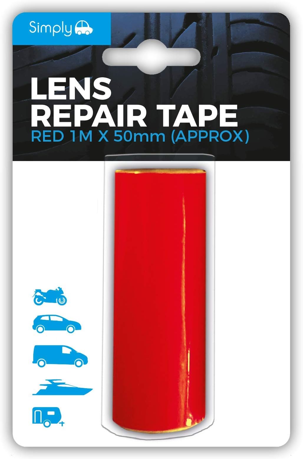 2253 Lens Tape, Red
