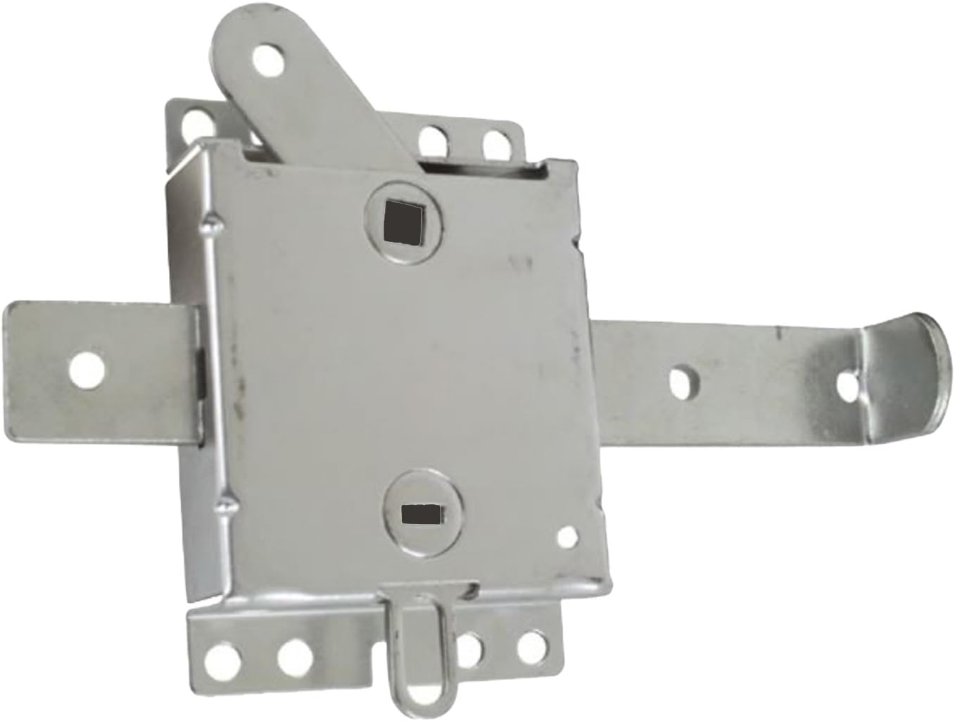 Ideal Security Garage Door Side Lock with Spring-Loaded Bolt