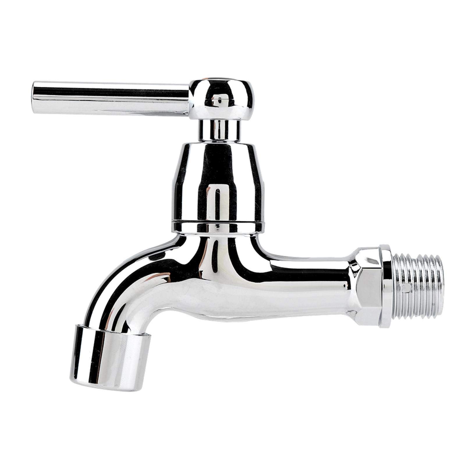 Water Faucet ABS Washing Machine Faucet Sink Basin Cold Water Tap with Single Spout and Handle for Kitchen — view 8