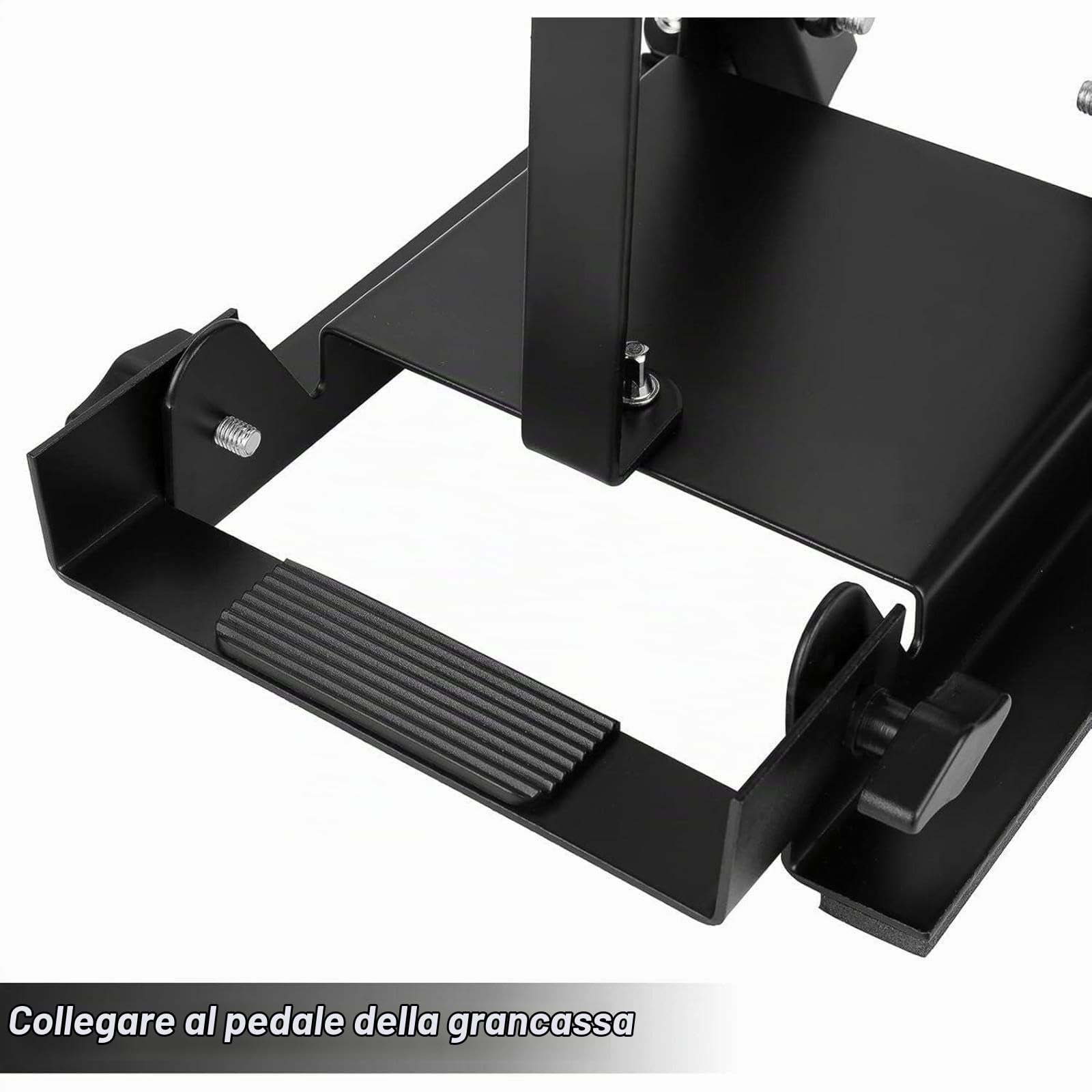 Bass Drum Practice Pad Percussion Parti pieghevole Pieno di tamburo Resuable Professional