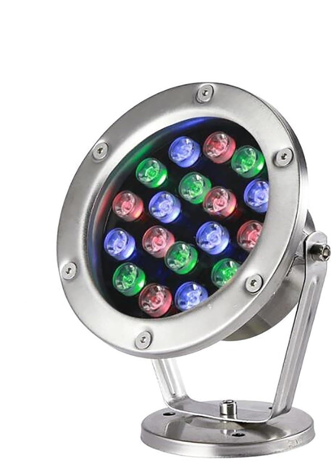 Fontana a LED sommergibile - Luci for piscina, Illuminazione for stagno a bassa tensione 24V, Lampada da paesaggio subacquea in acciaio inossidabile impermeabile IP68(Purple,9W)