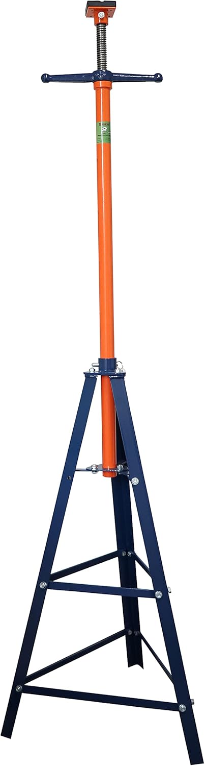 Underhoist Tripod Stand 2 Ton Capacity High Lift Jack Stand Reach Under Hoist Stand High-Position Lift Range,Height up to 80 Inches, 24.4 Inch Triangle Base