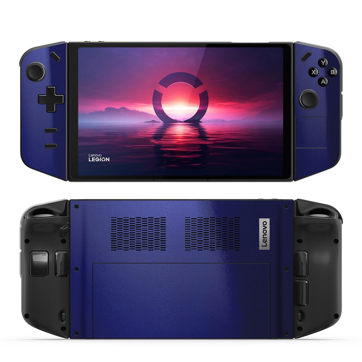 SopiGuard Sticker Skin for Lenovo Legion Go Edge-to-Edge Vinyl Wrap (Gloss Navy Blue)