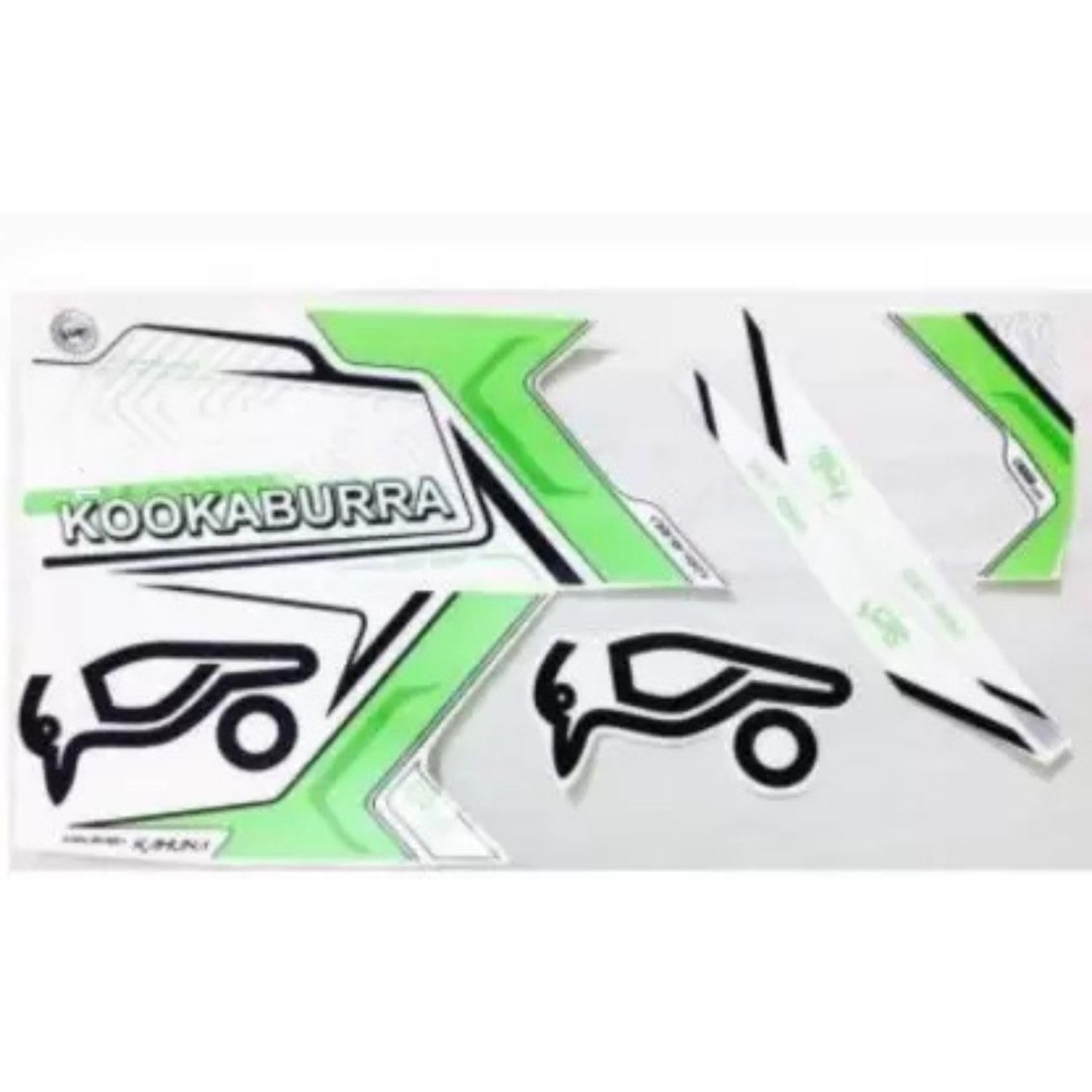 BAT Sticker with 1 bat Handle bar bat Rubber Grip Bat Sticker (Green)-image-18