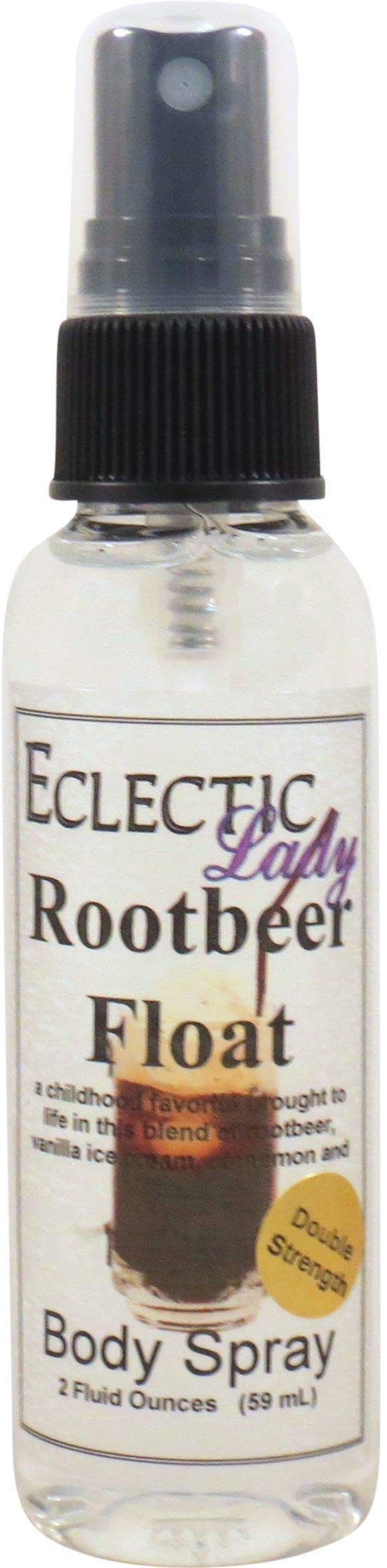 Eclectic Lady Rootbeer Float Body Spray, Double Strength, 2 ounces, Body Mist for Women with Clean, Light & Gentle Fragrance, Cologne with Soft, Subtle Aroma For Daily Use