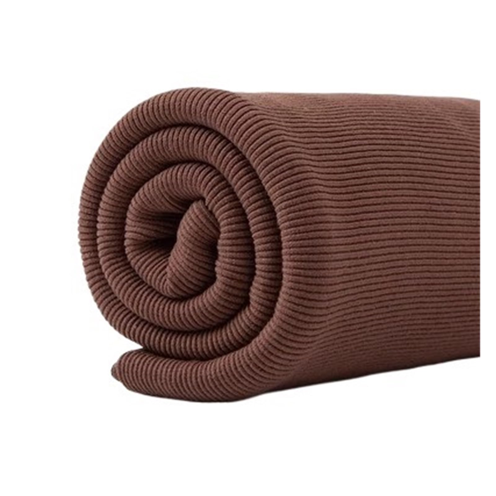 Rib Knit Cuff, Elastic 2x2 Ribbed Cuffs Multicolor 20x110cm Cotton Knitted Fabric for Sewing(21coffee)