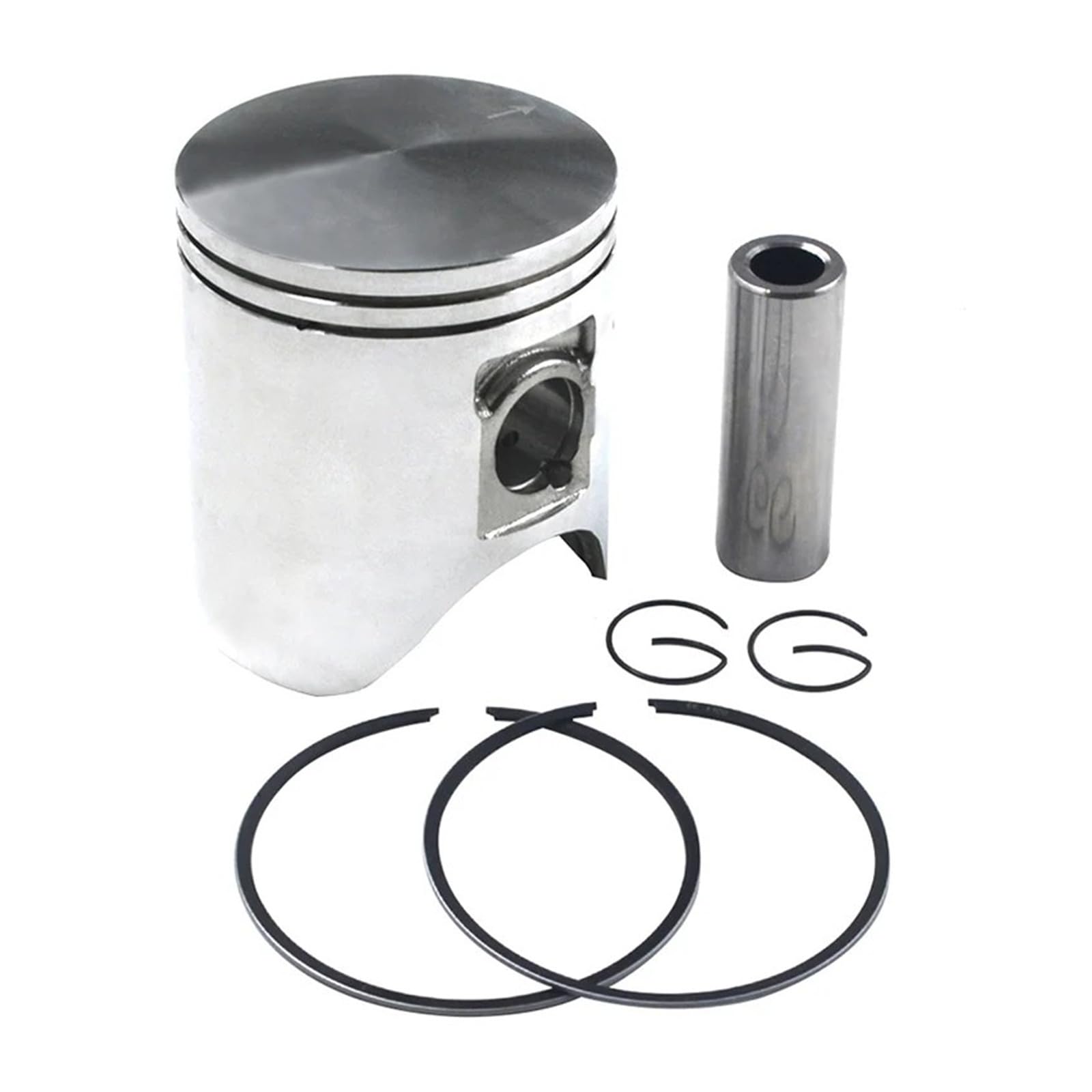Para CRM250 CRM 250 246 KAE MD24 Motocicleta 66 Mm 66,25 Mm 66,5 Mm 66,75 Mm 67 Mm Segmentos Pistón Pistón cilindro motocicleta(66.50mm Piston Kit)