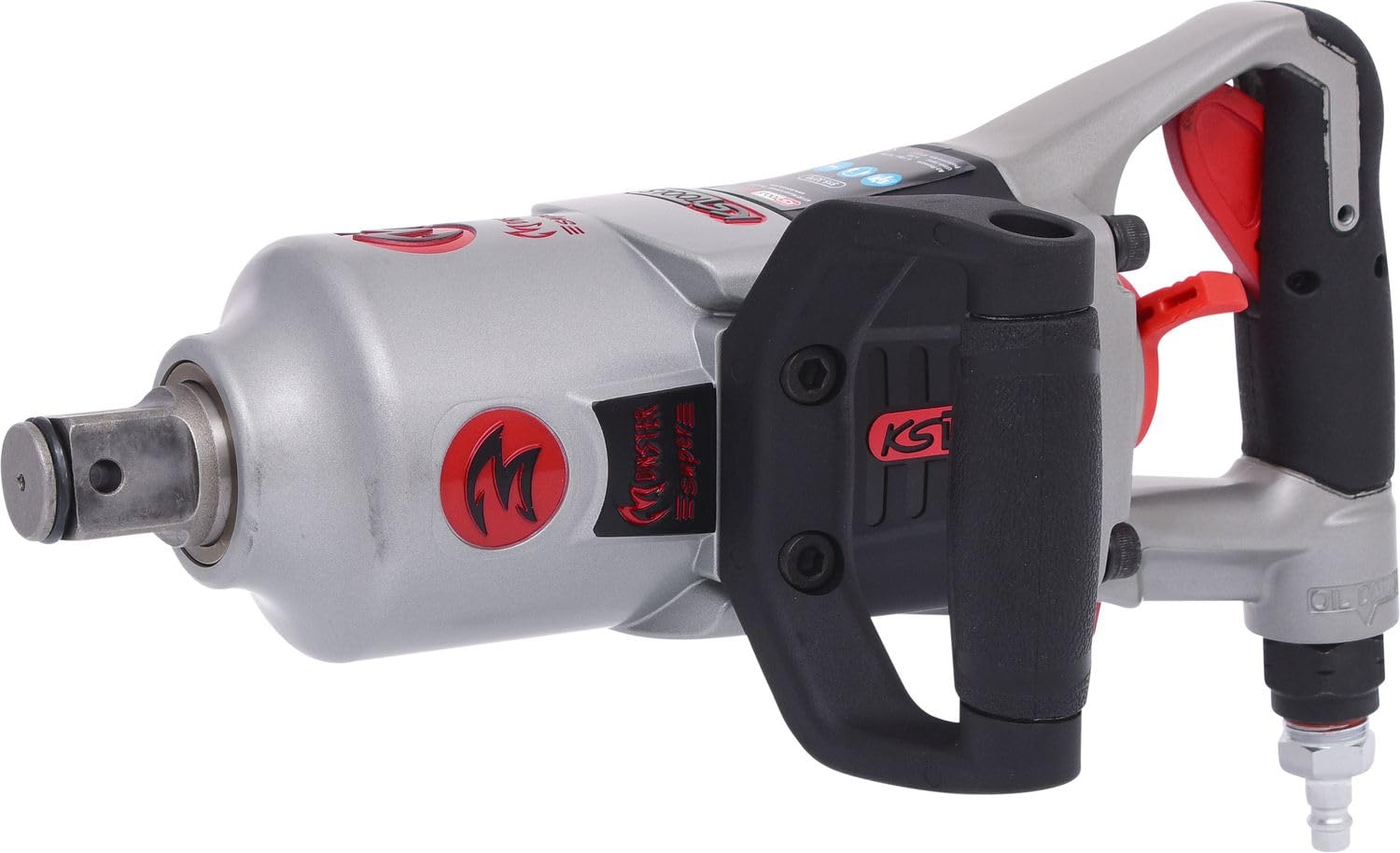 KS TOOLS - 515.3270 - Clé à choc pneumatique à broche courte - cle à choc superMONSTER 1" 3405 Nm