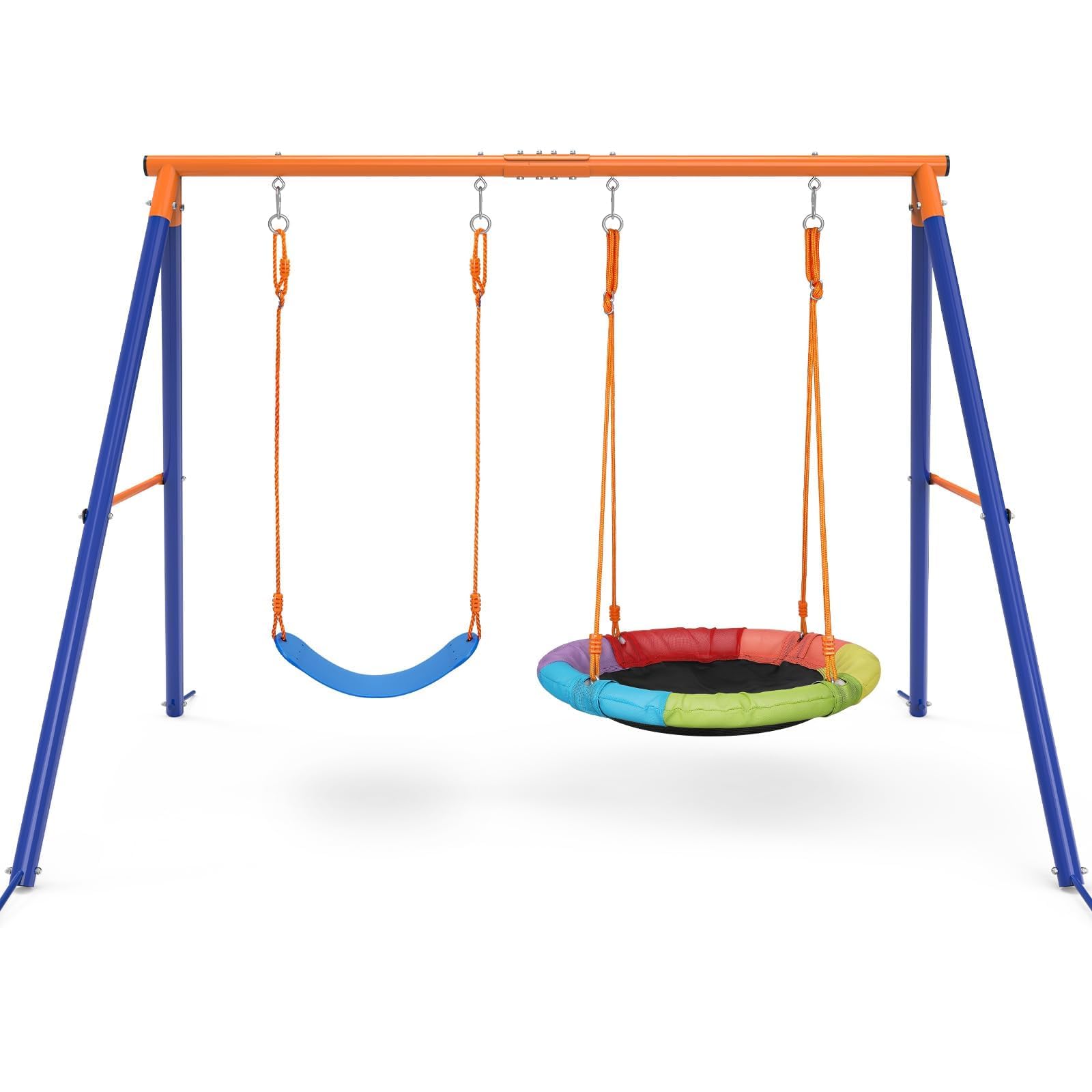Amazon.com: Amictoy Swing Set for Backyard with Stand