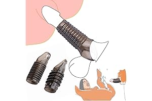 Penes de Silicona, Color de Piel 5, 2 Anillos de Pene de...