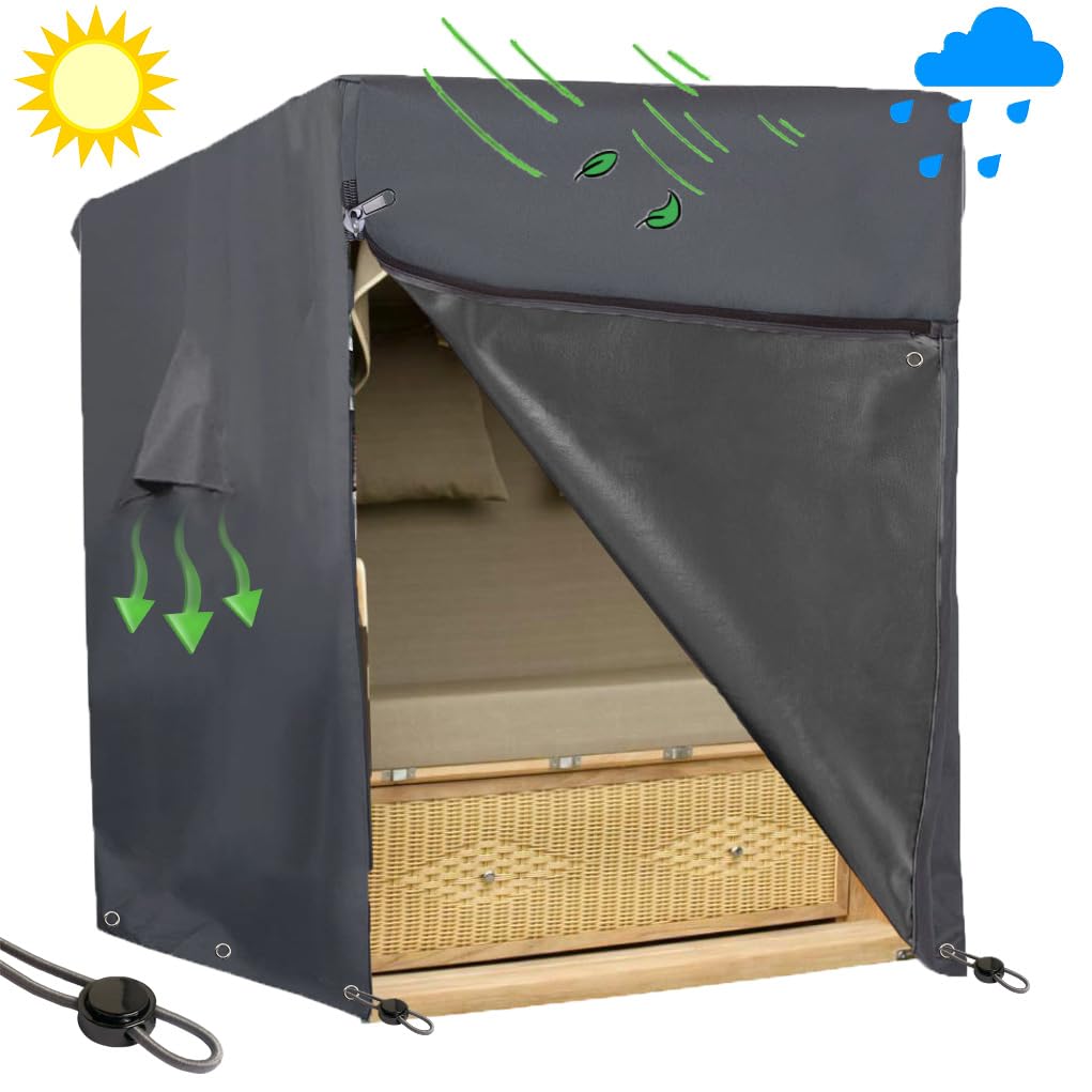 Telo Protettivo Per Poltrona Da Spiaggia | Impermeabile E Traspirante 150x100x165cm | Resistente All'Inverno