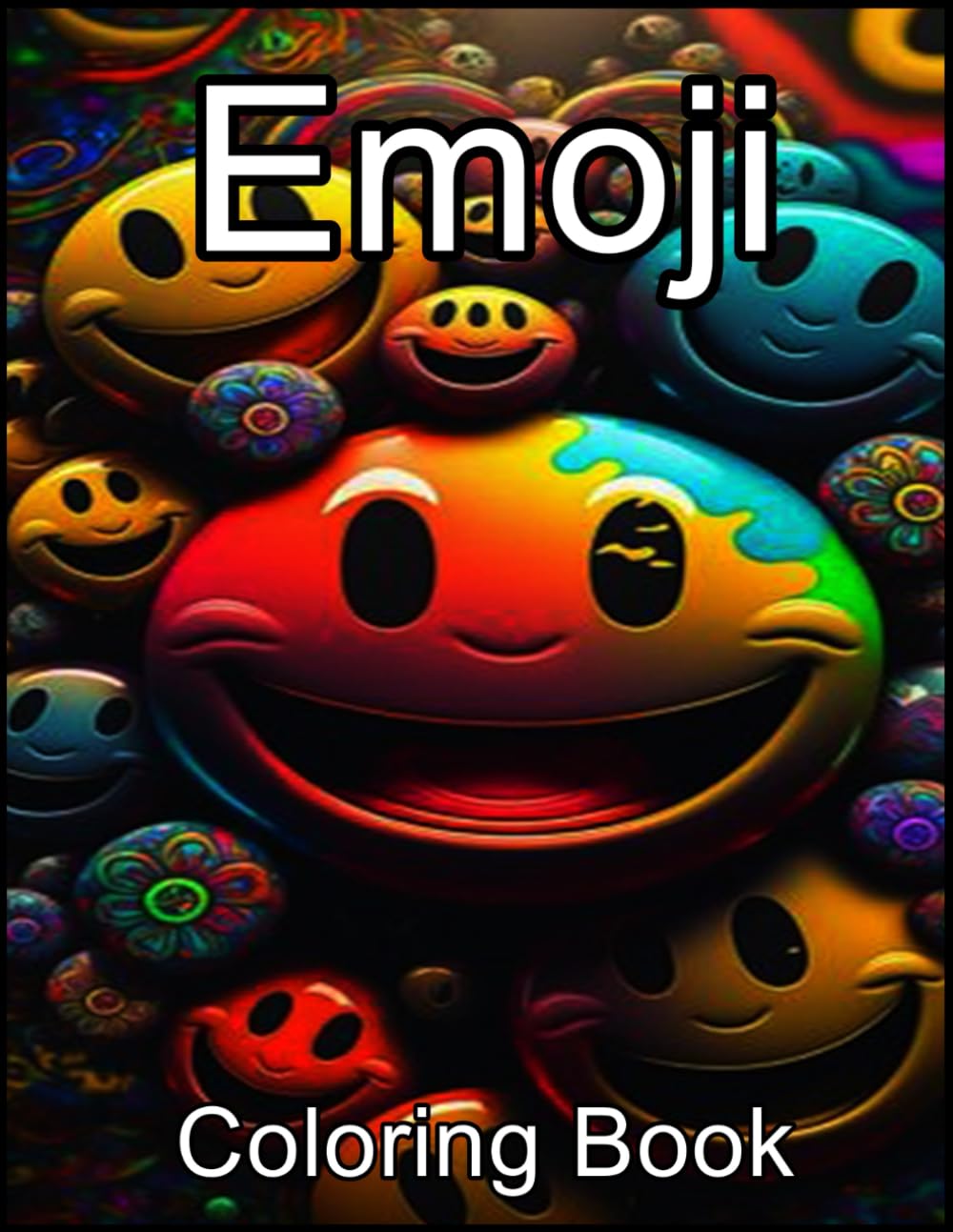 Emoji: Coloring Book, 100+ Beautiful Designs For Boys Aged 4-8, 8-12 - All Fans.