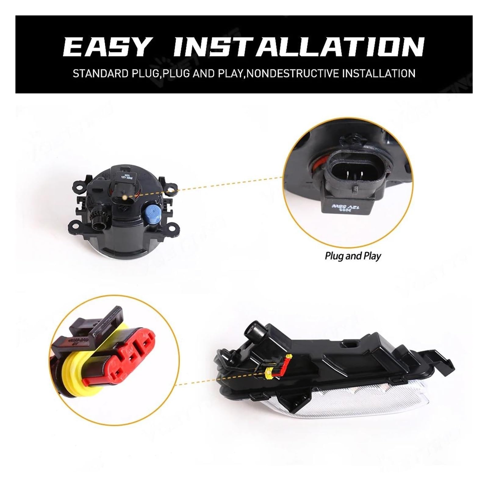IITA direzione dinamici Lampada Fendinebbia Anteriore A LED Bianca Luce Diurna Per Suzuki Indicatore Direzione DRL Con Interruttore A Filo Accessori 12V