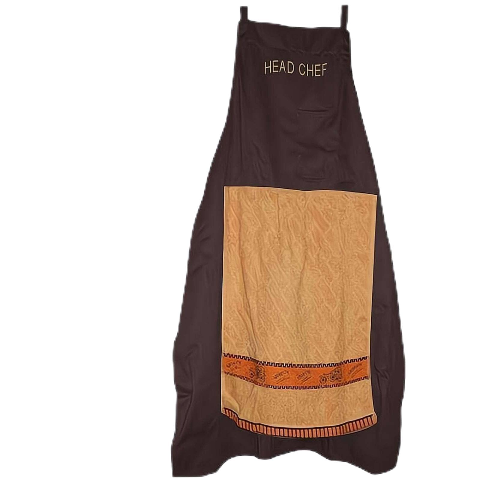 Funny Cooking Apron with Pocket, Funny Hidden Surprise, Chef's Prank Kitchen Apron Hidden Surprise, Gag Gift for Men