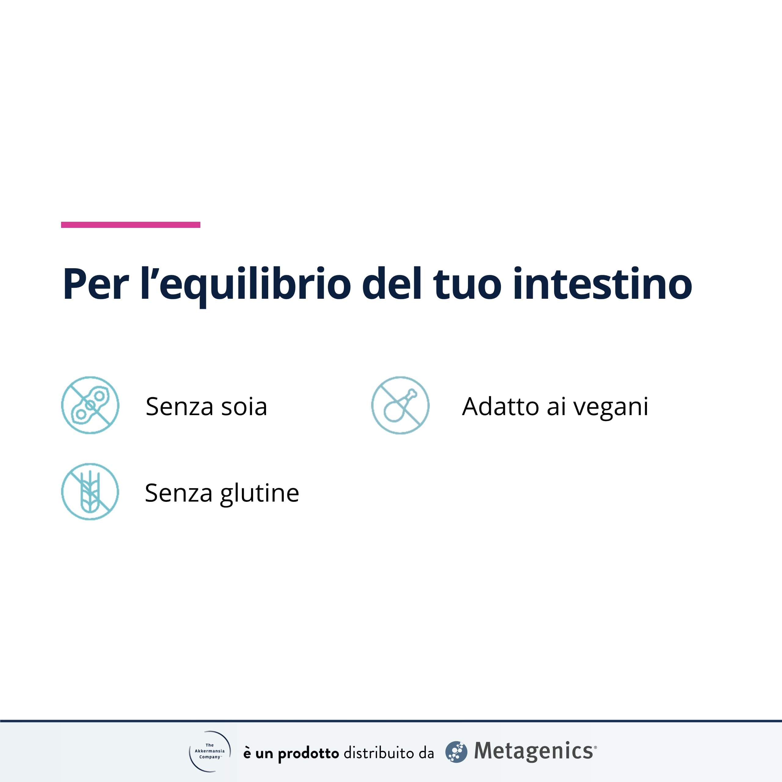 Metagenics Akkermansia Glicemia - Gestione del Peso con Controllo Glicemico - 30 Compresse