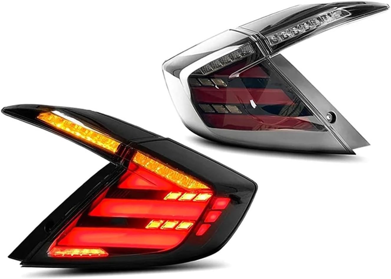 AEAHMXRMK(小さな店) シビック10代目用 リアテールランプ DRL シーケンシャルターンシグナル テール ブレーキランプ(