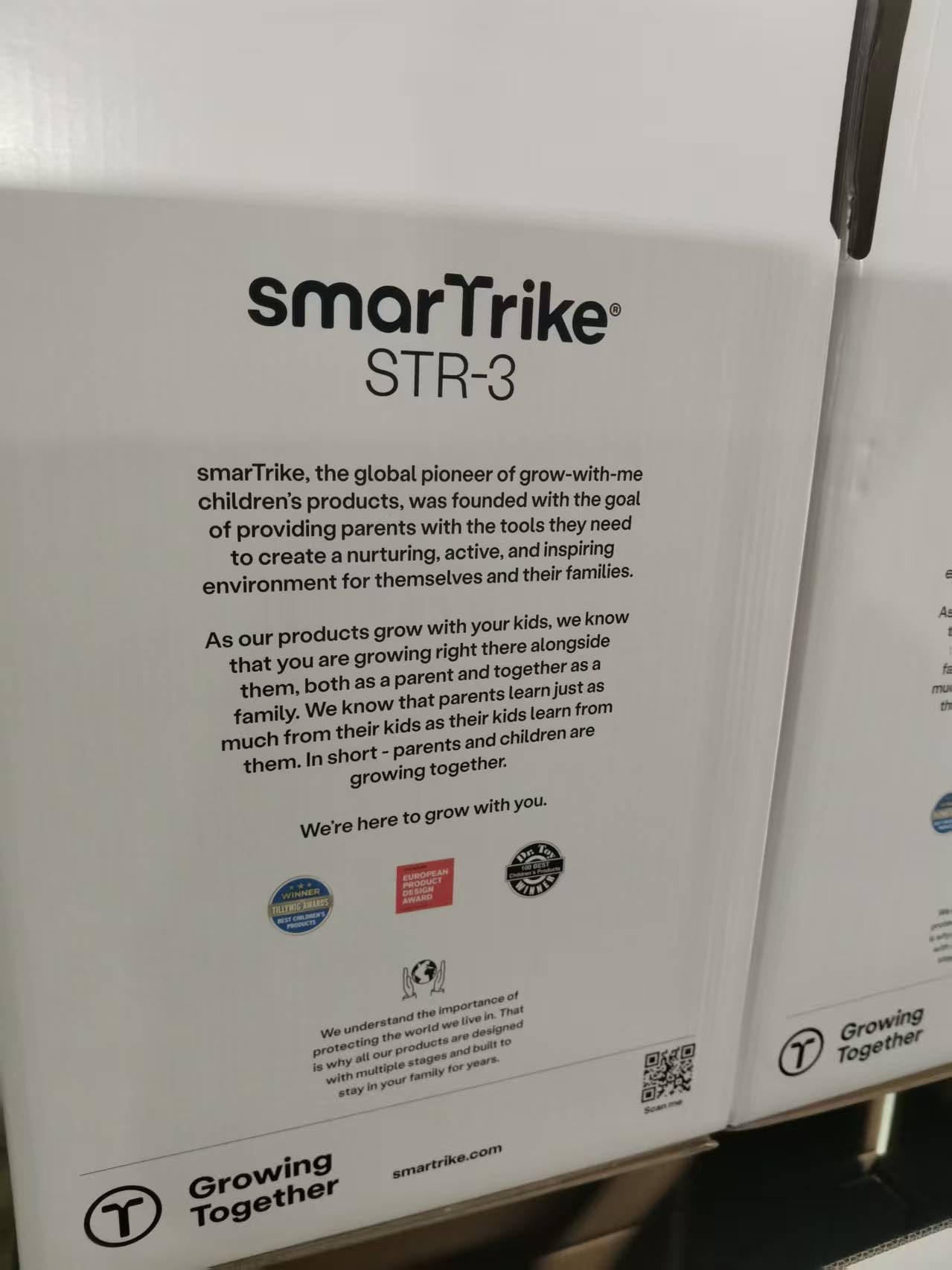 smarTrike STR3 Triciclo pieghevole per bambini piccoli con certificazione passeggino per 1,2,3 anni - Triciclo multiplo a 6 livelli, Turchese