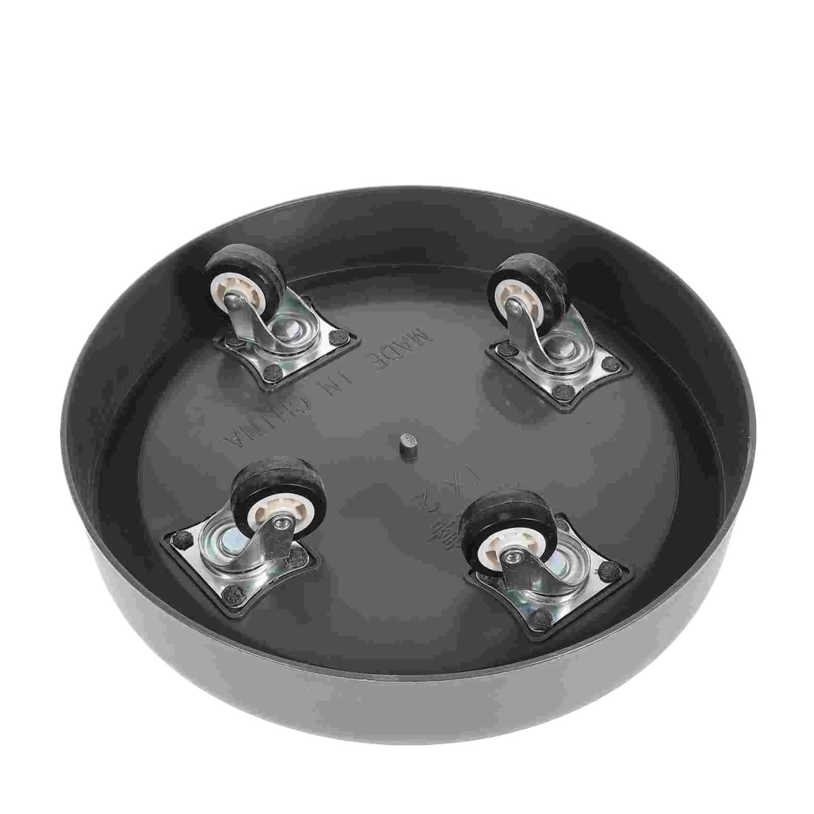 WEYIMVTO Mobile plant pot trays, Planter Dolly Rolling Wheel Trolley Supports for plants(25.8X25.8CM)