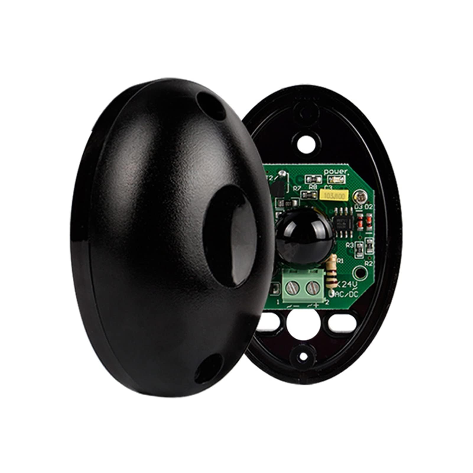 Sensor infrarrojo de Barrera Ligera, Sensor de células fotográficas infrarrojas DC 12/24 V sensores de Seguridad universales para Puertas y Puertas de Garaje automáticas