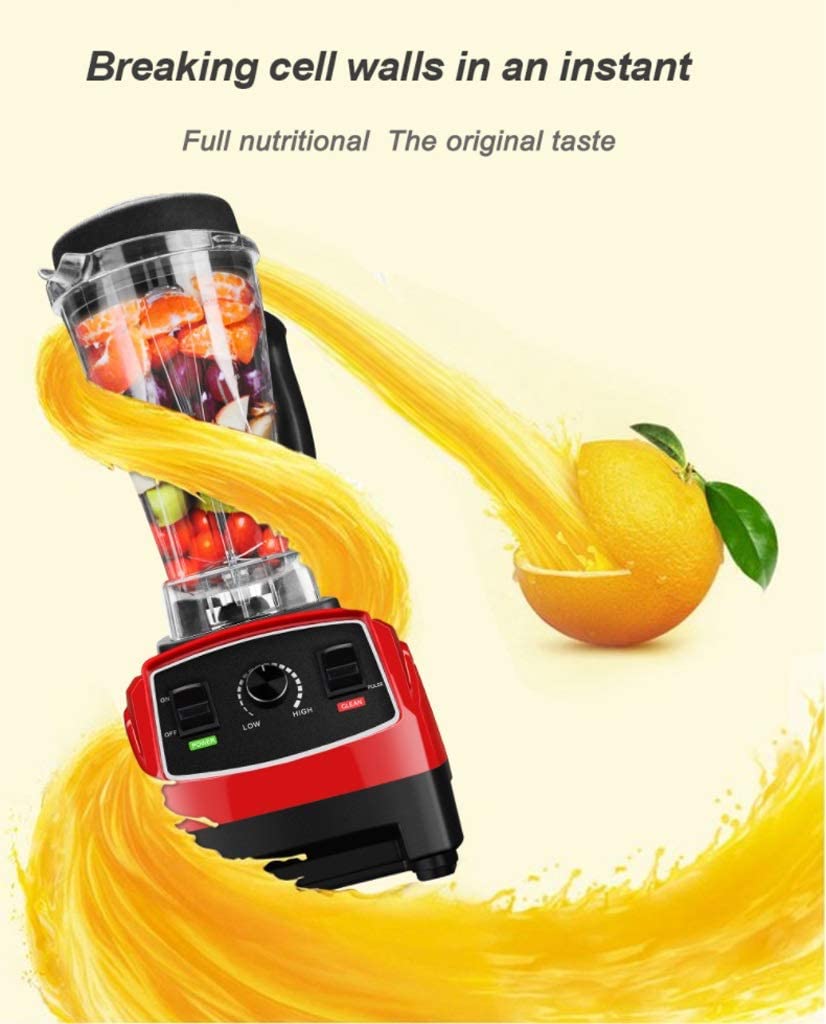 Spremiagrumi, estrattore di Succo a Bocca Larga per Frutta e Verdura Intera, Acciaio Inossidabile per Uso Alimentare (Rosso B)